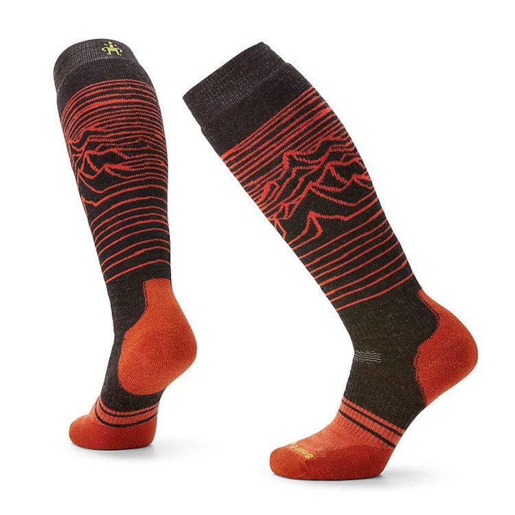 Smartwool Snowboard Full Cushion Iguchi Pattern OTC – Men’s Socks
